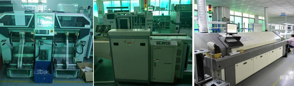 VOXDUCER SMT & DIP PCB assembly workshop production line for two‑way radio accessories